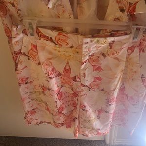 Flower short set